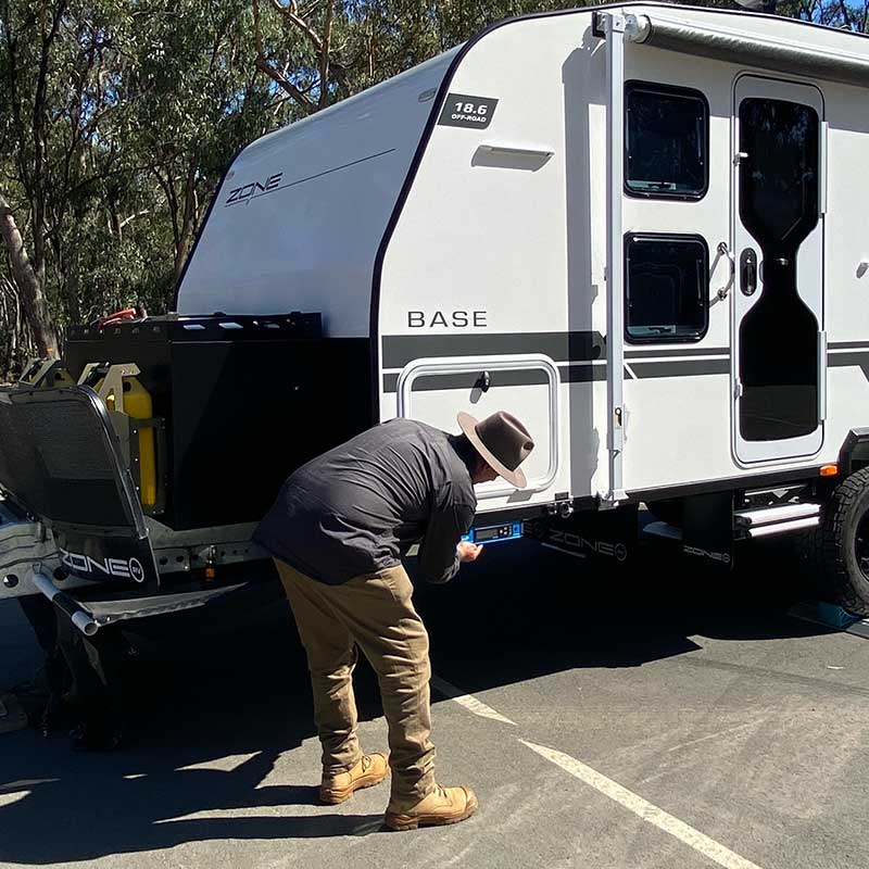 sure weight weighing caravan in moama